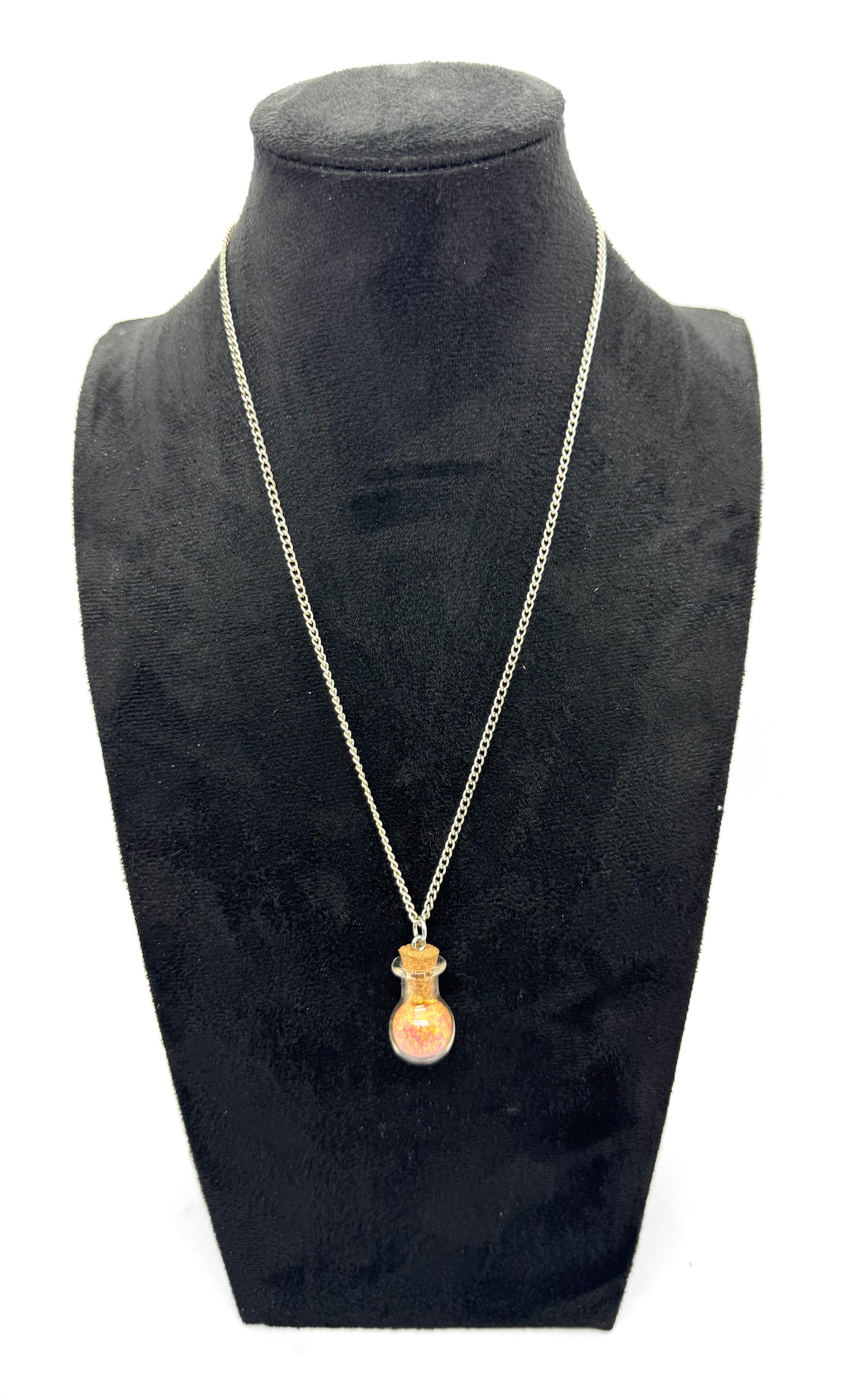 #6G “Controlled Chaos Potion Bottle Necklace – Looks Calm, Starts Fires”