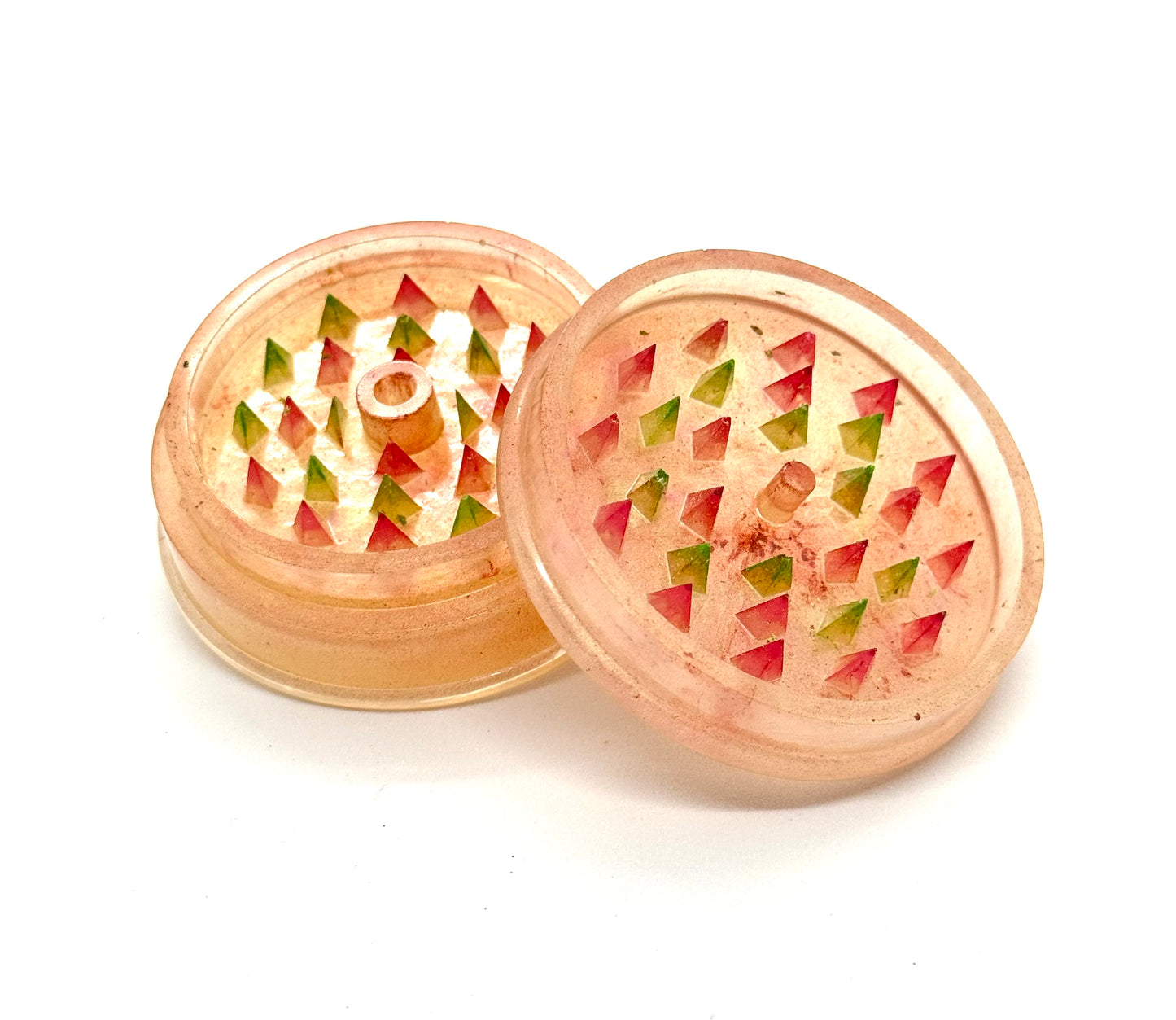 Strawberry Shortcake Chaos Grinder — Handmade Resin Herb Grinder