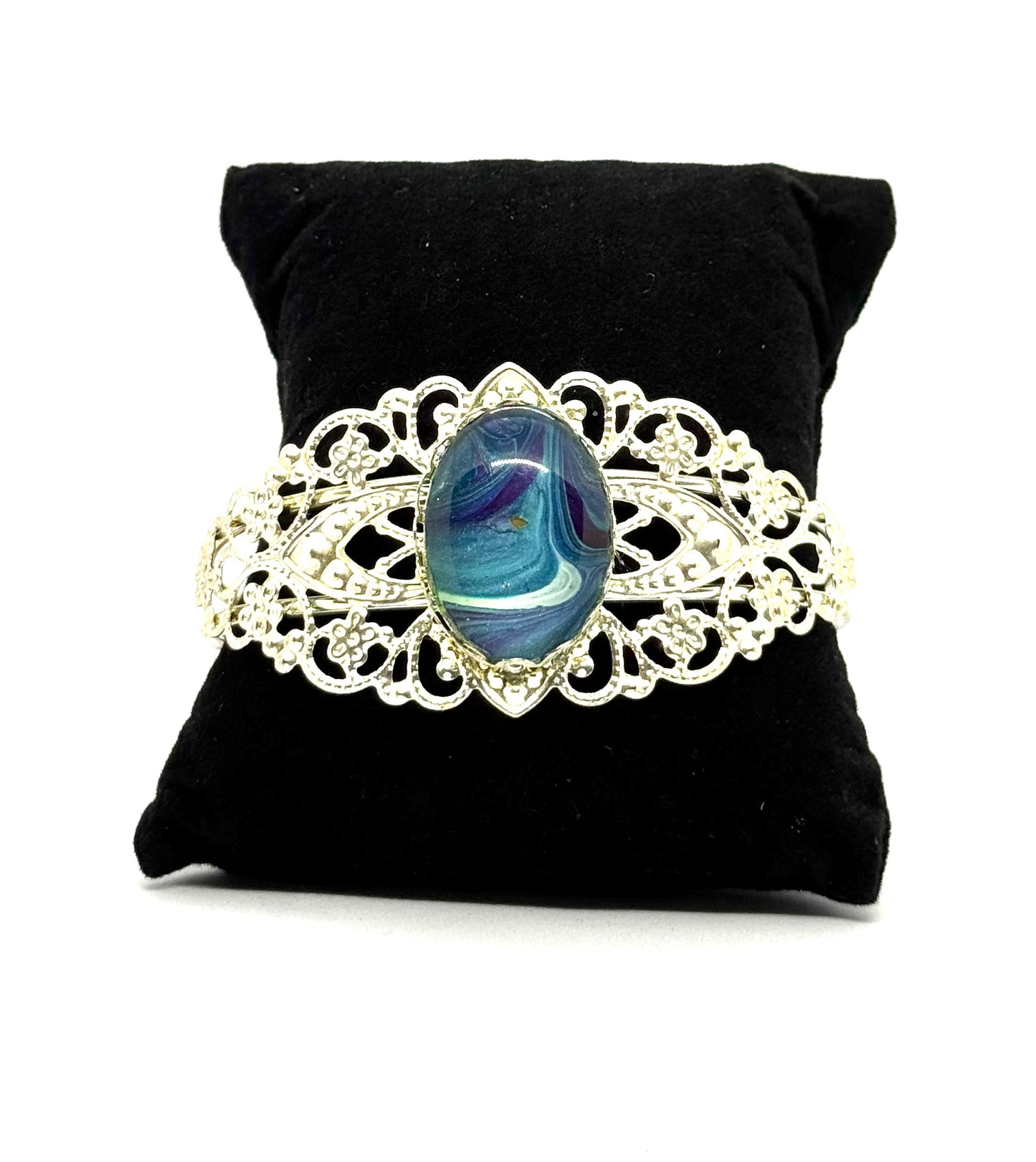 #7 “Silent Judgment Filigree Cuff – Polite, Pretty, and Slightly Dangerous”