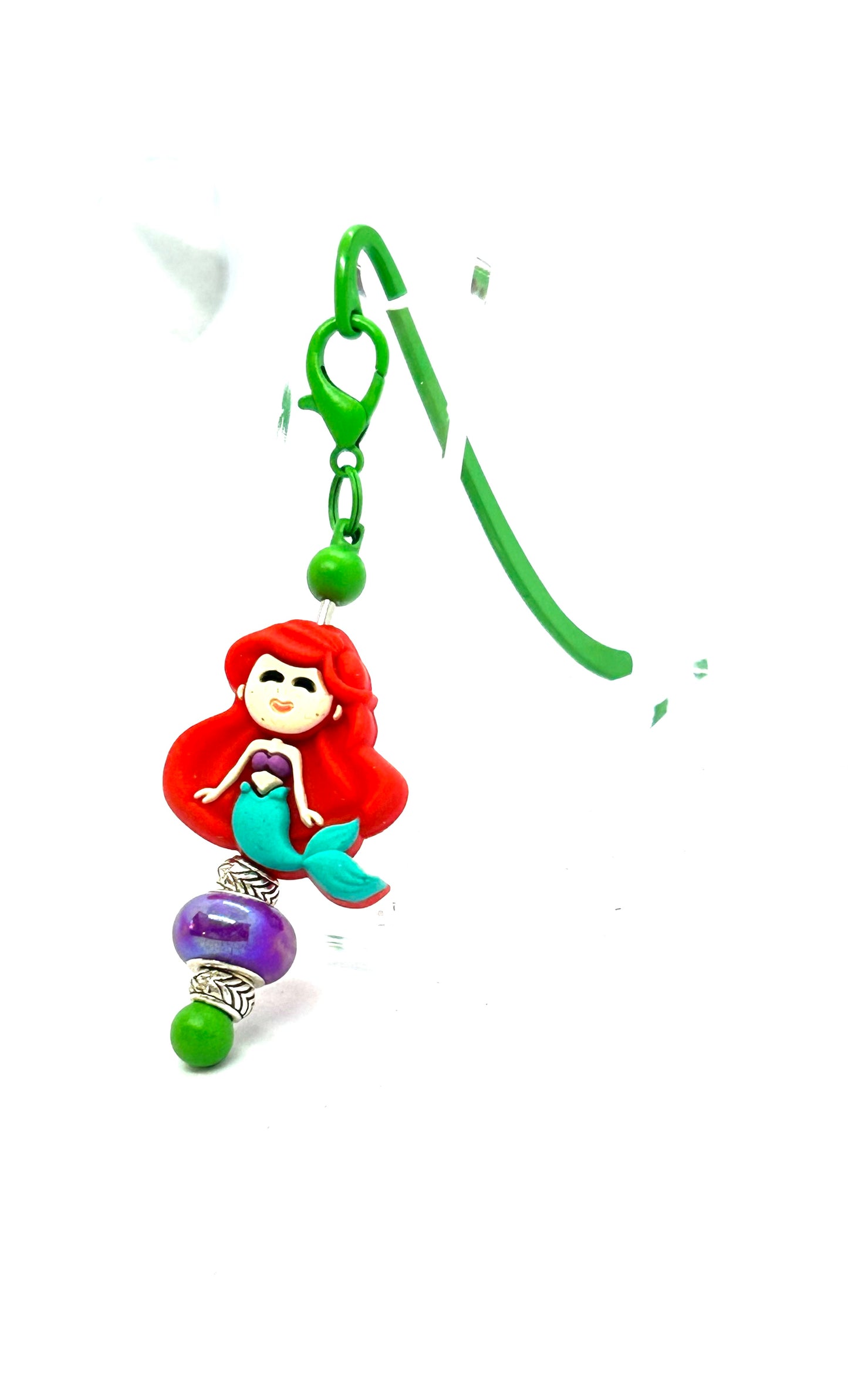 Little Mermaid Metal Shepherds Hook Bookmark