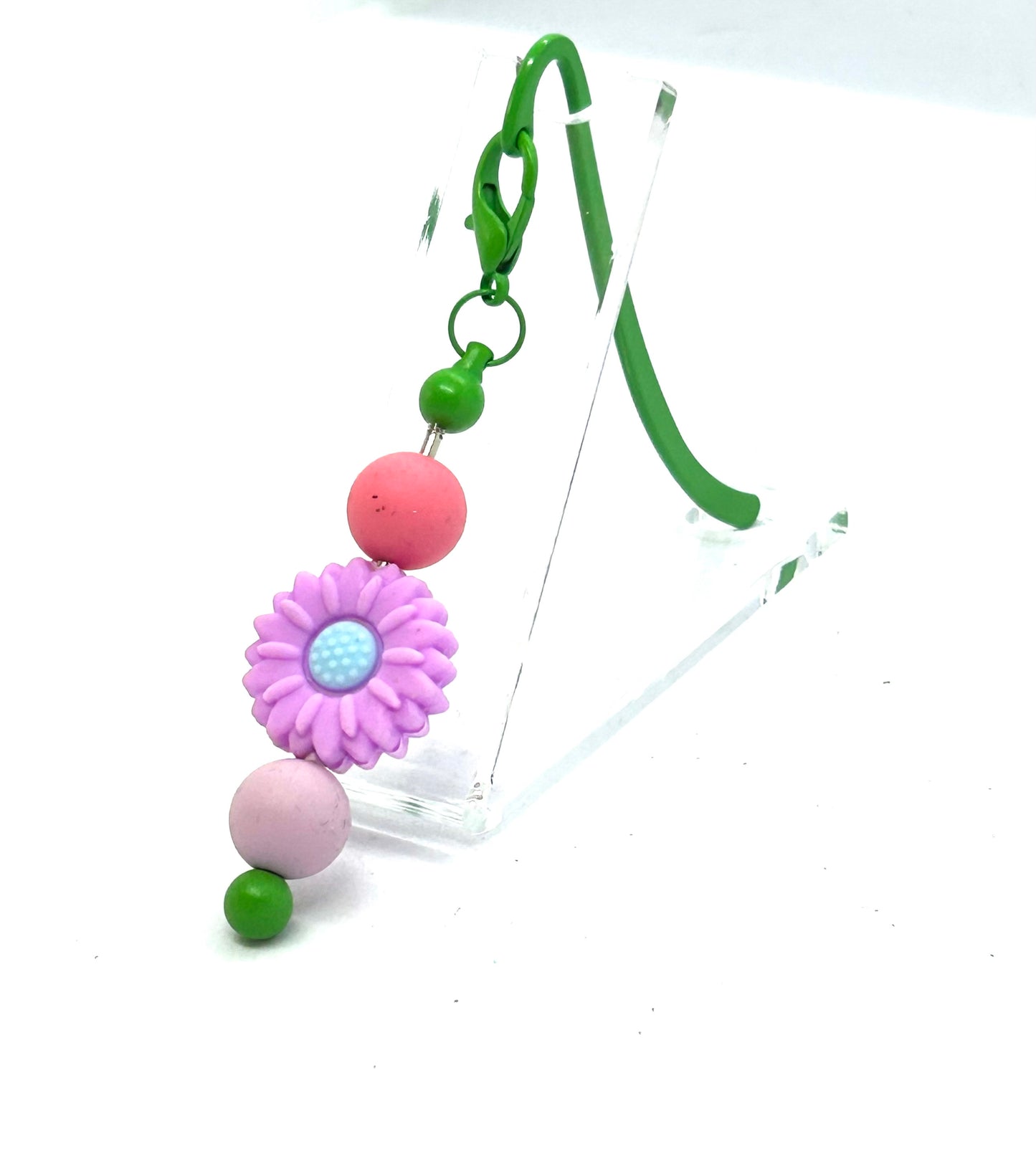 Green Metal Shepherds Hook Bookmark