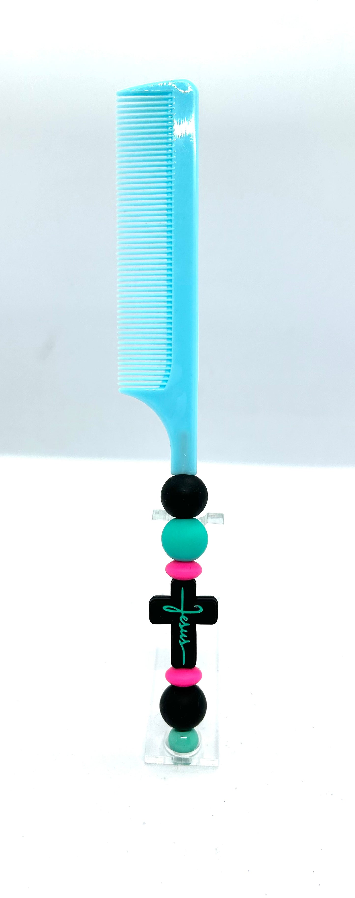 Blue Cross Hair Comb