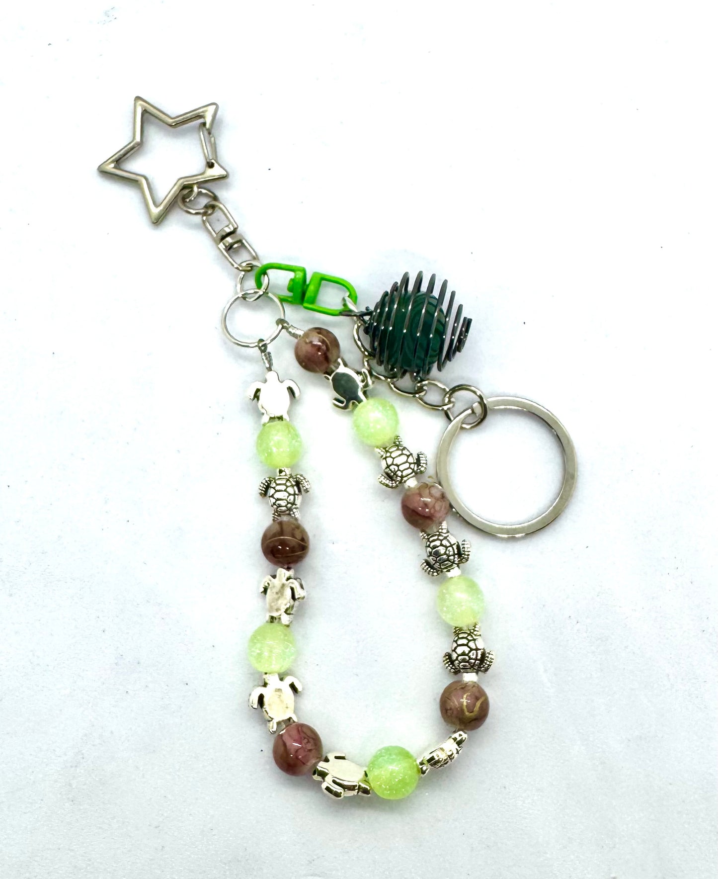 The Turtle Whisperer | Handmade Sea Turtle Wristlet Keychain