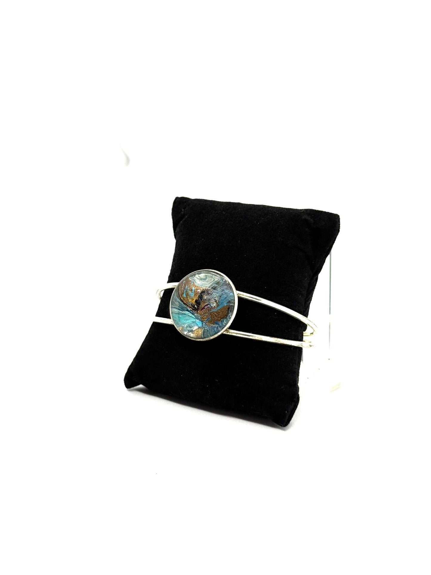 #6 “Ocean Heist Cuff Bracelet – Calm on Top, Criminal Underneath”