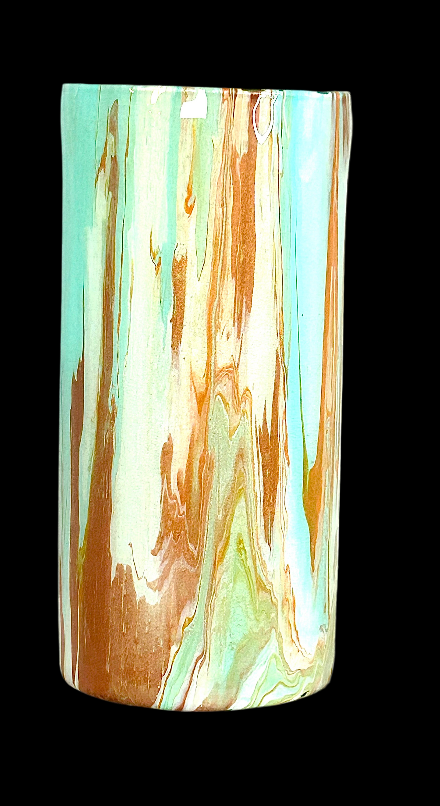 Tall Cylinder Glass Vase