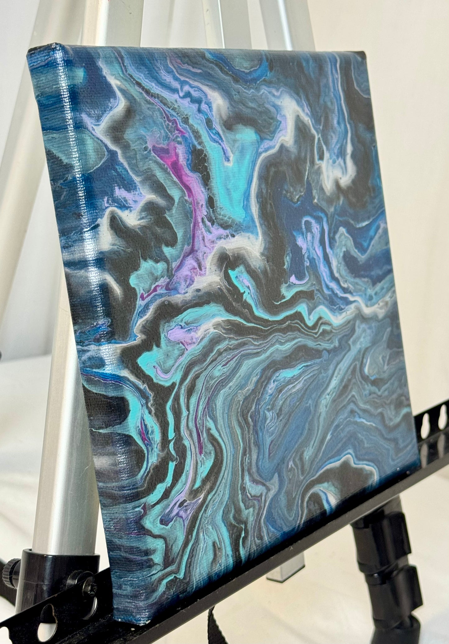 Milky Way Paint Pour Canvas