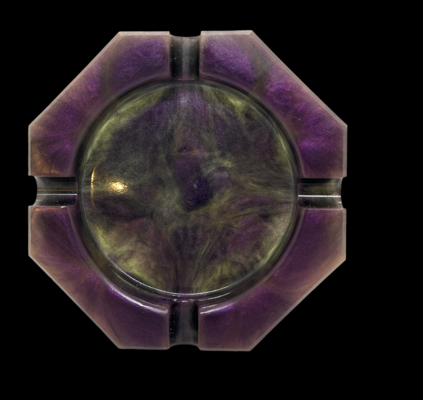 Octagon Resin Ashtray