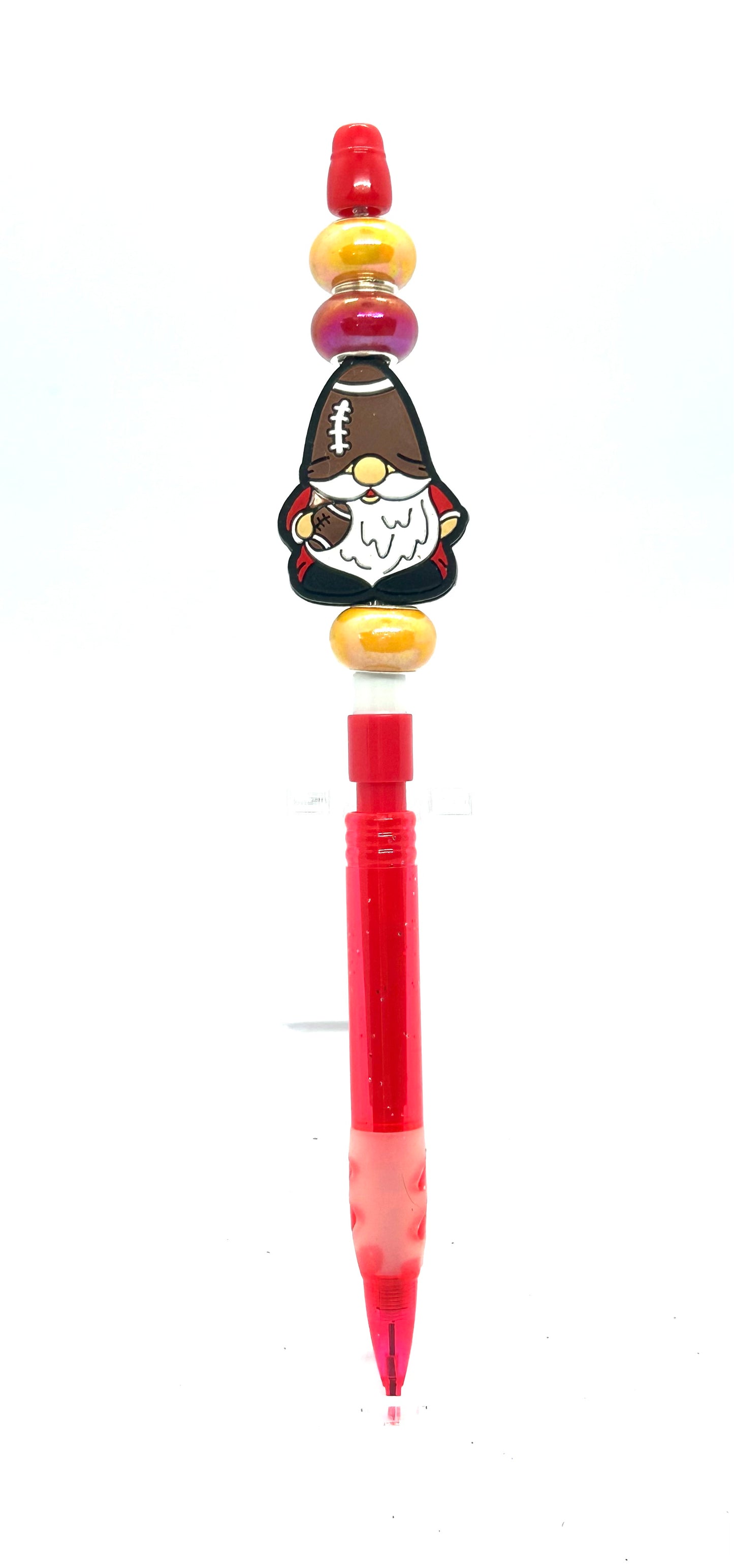 Football Gnome Beaded Mechanical Pencil