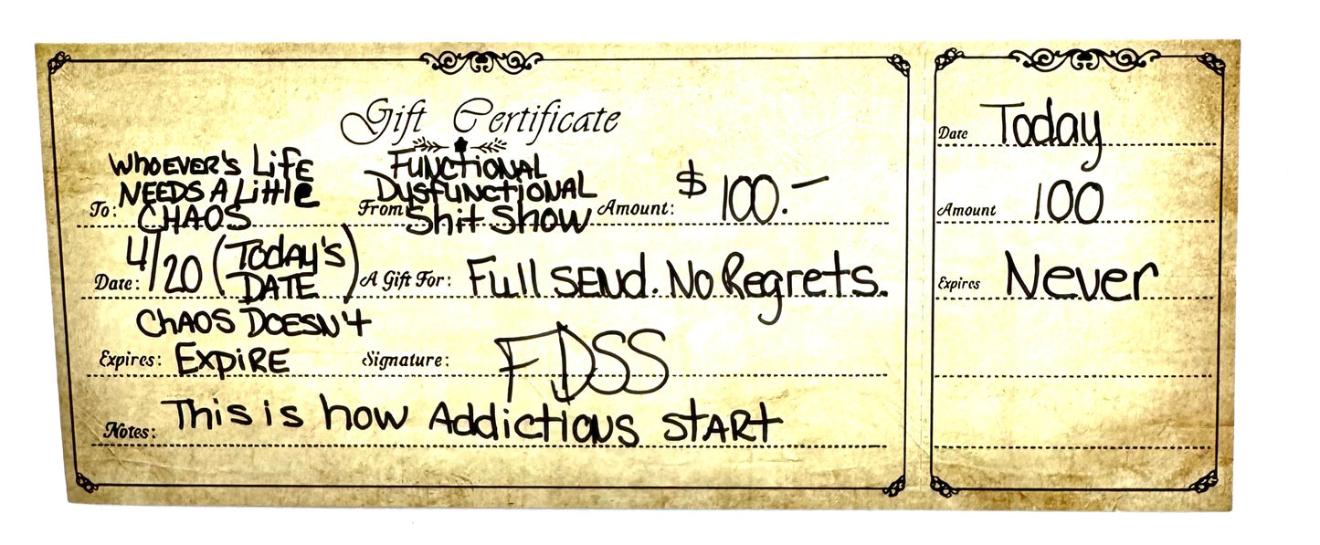 FDSS Gift Card – Give the Gift of Beautiful Chaos
