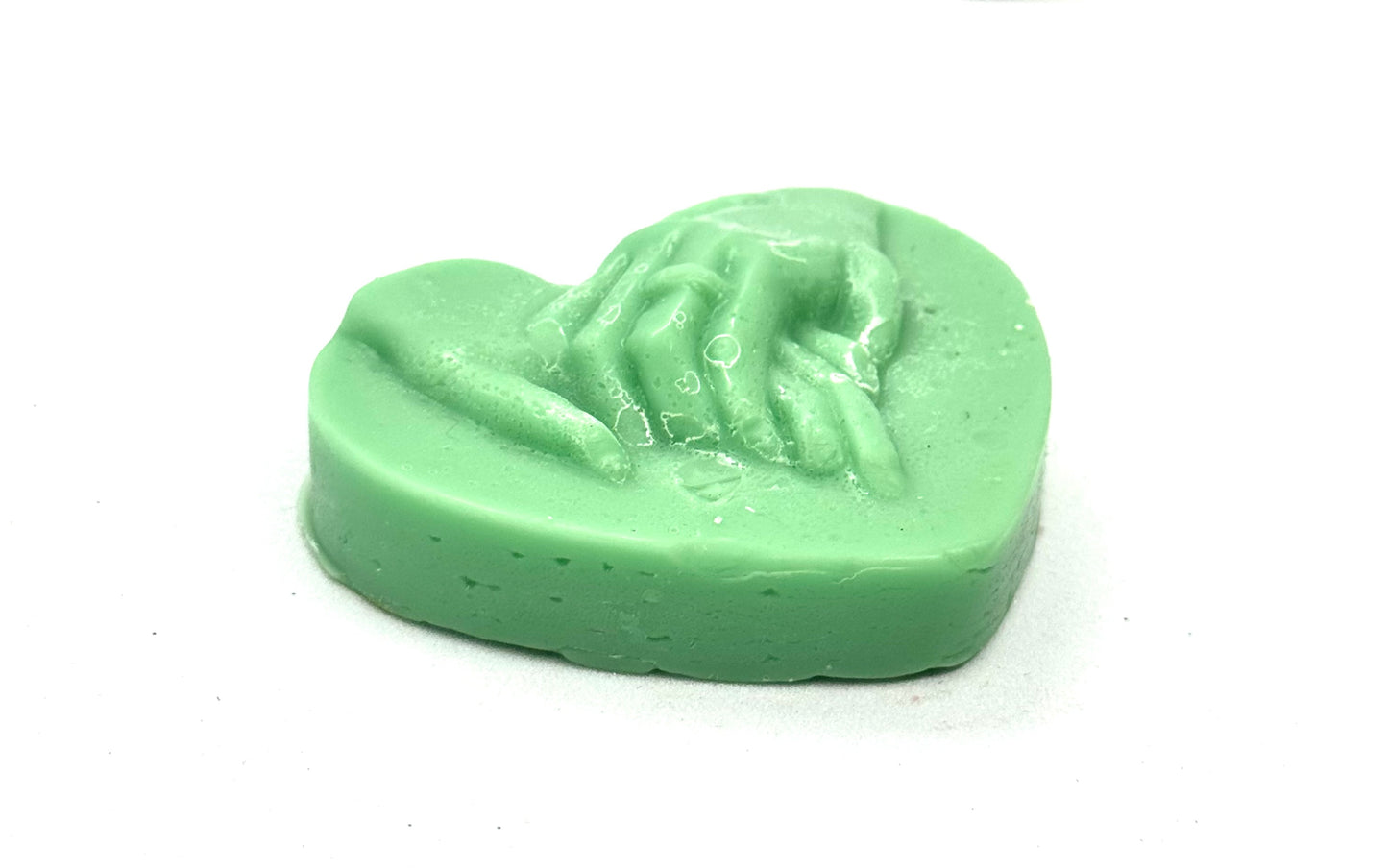 Holding Hands Heart Wax Melt (Emotionally Supportive, Mildly Judgy) 🖤🔥