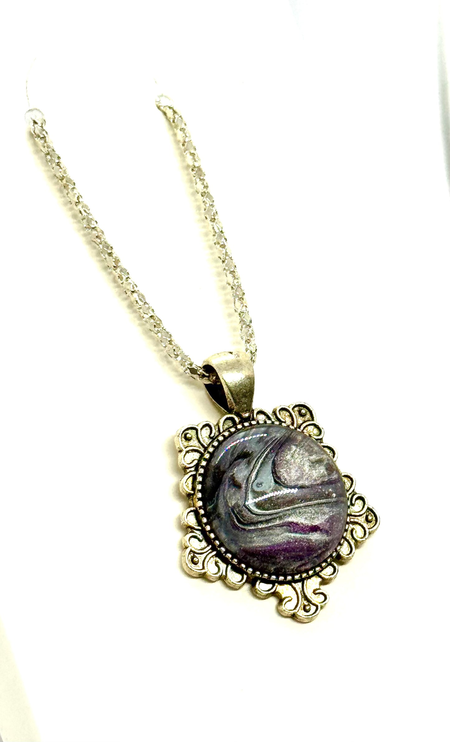 #37 Lunar Static Medallion Necklace