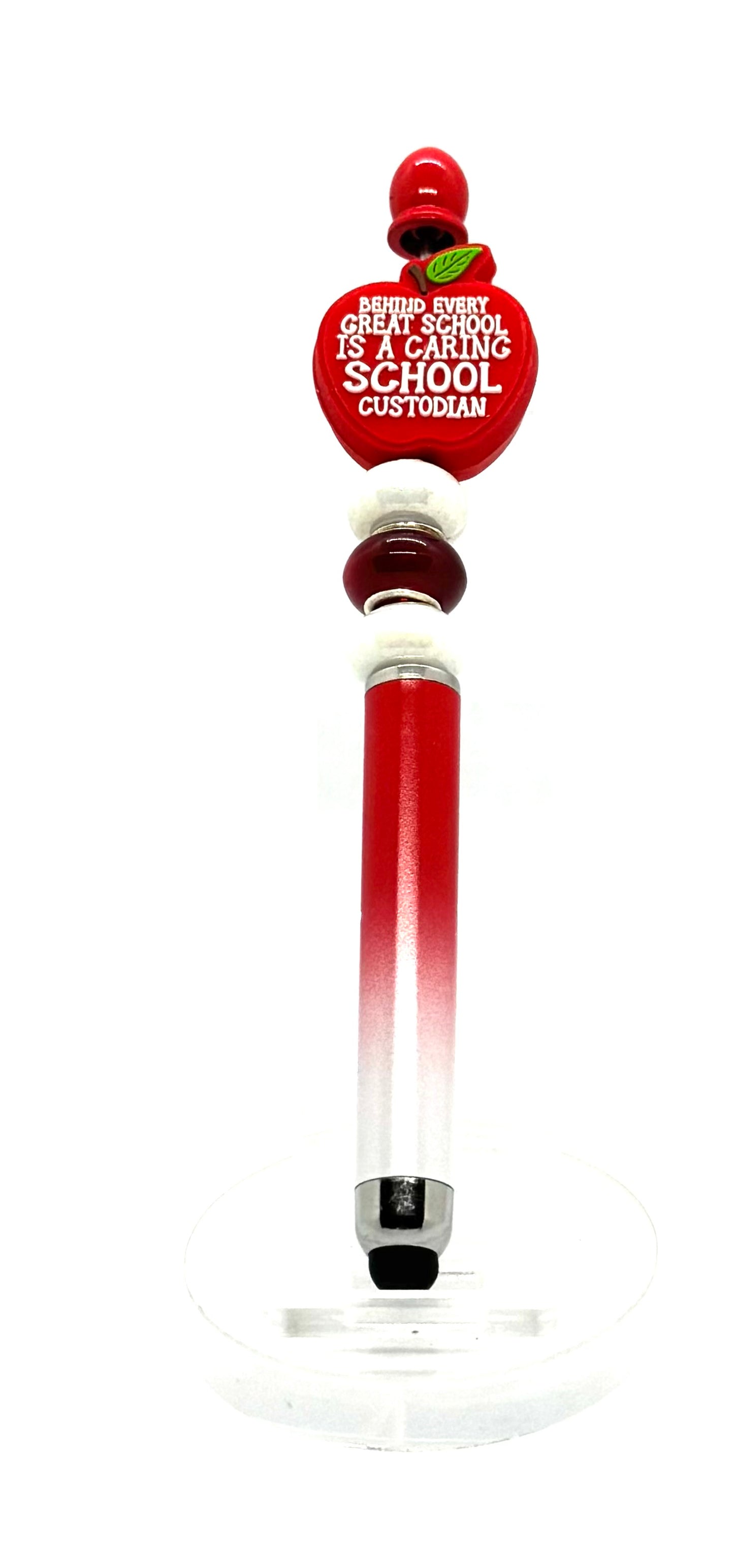 The Real MVP of the School | Handmade School Custodian Appreciation Stylus Pen