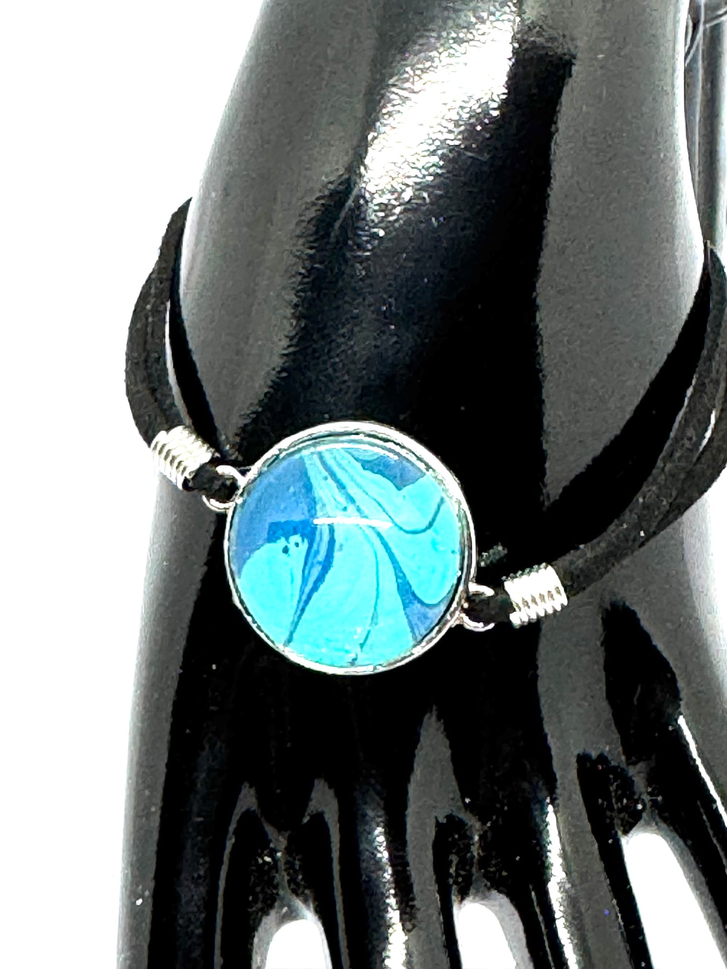 Mentally on Island Time Leather Bracelet