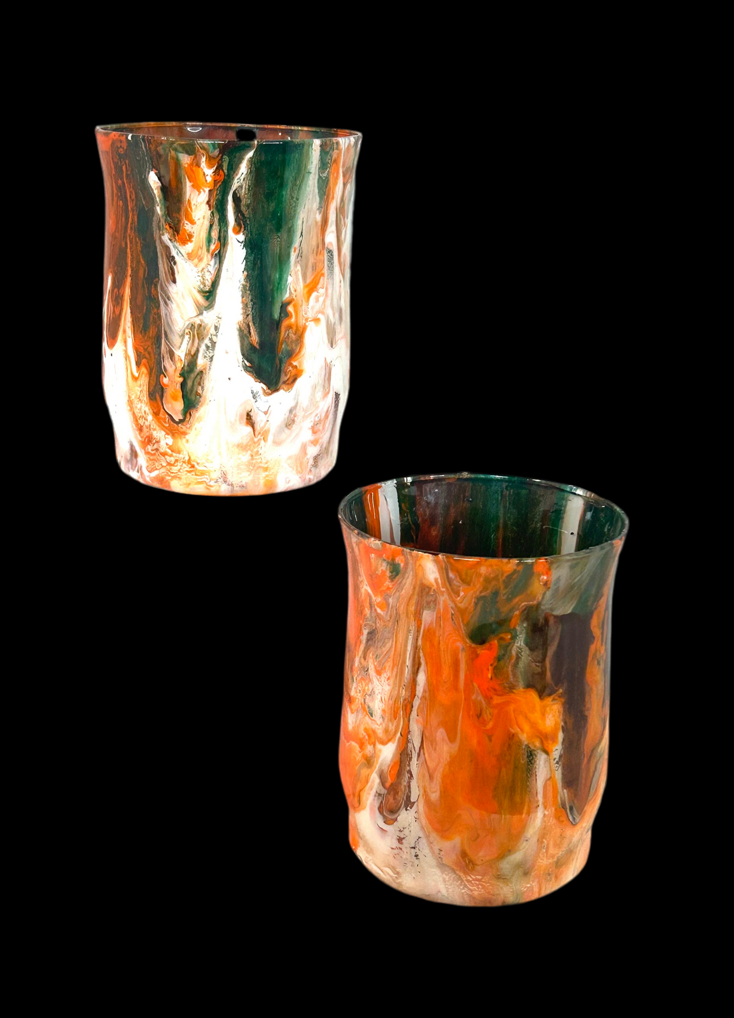 Painted & Sealed Drinking Glass Set