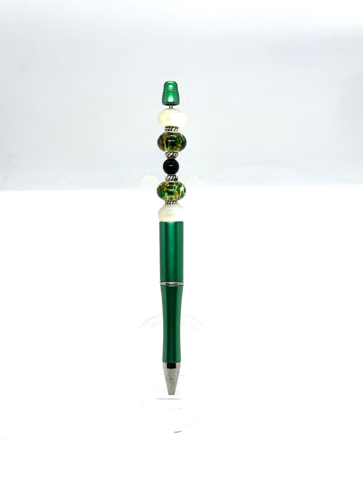 Green Beaded Pen