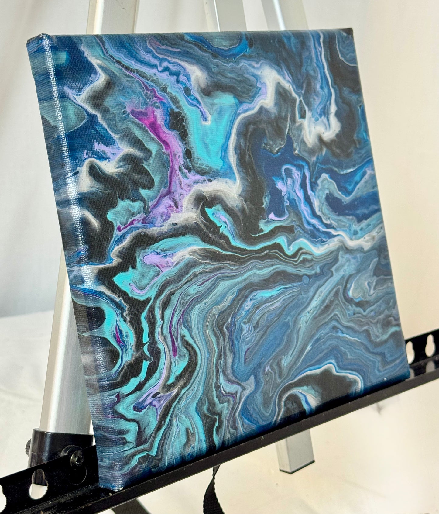 Milky Way Paint Pour Canvas