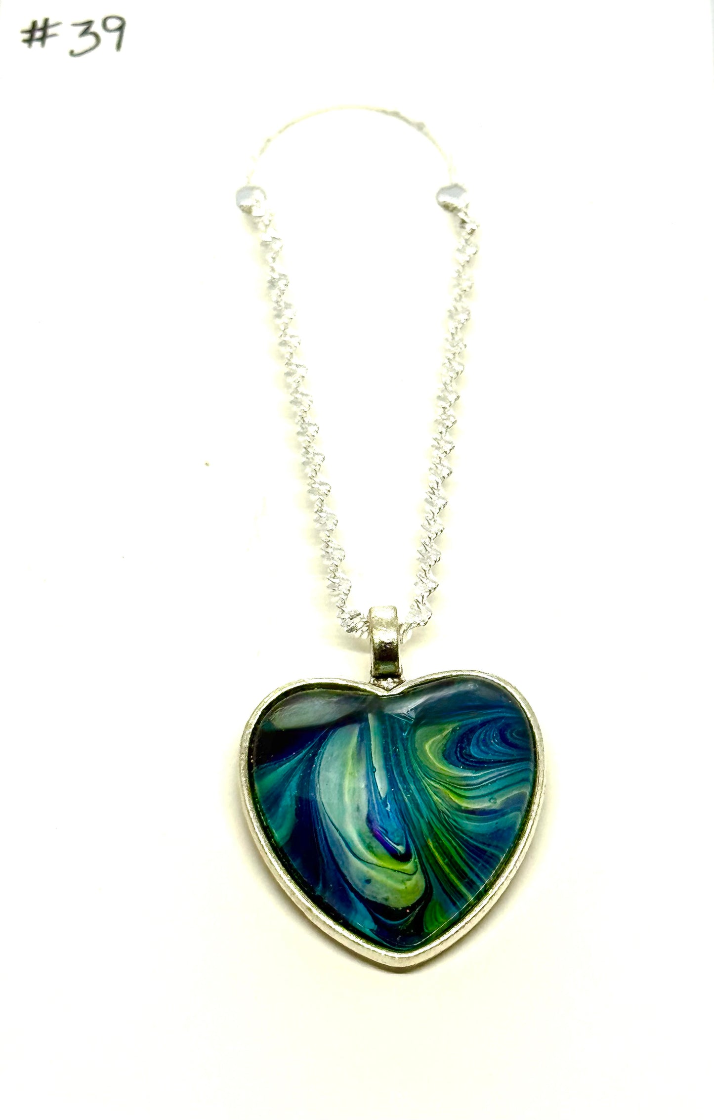 #39 Tidal Mood Swing Heart Necklace