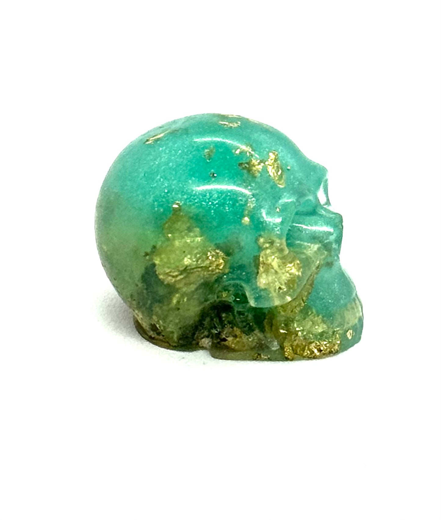 “Worth the Damage” Skull – Toxic Luxury Love Relic | Until Death Do Us Part Collection | Handmade Resin Gothic Decor