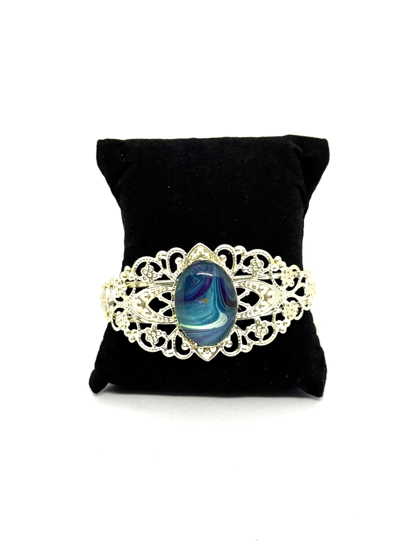 #7 “Silent Judgment Filigree Cuff – Polite, Pretty, and Slightly Dangerous”
