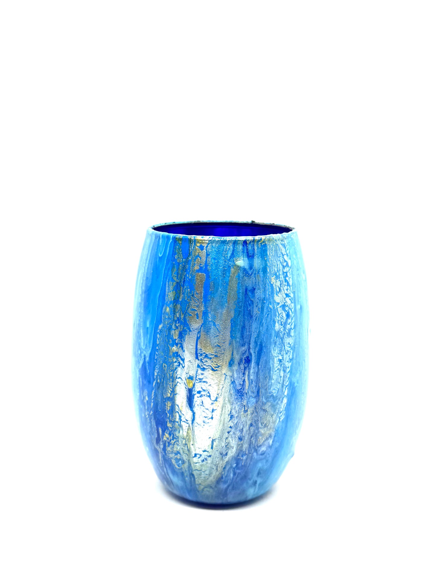 Blue Chaos Resin Tumbler | Functional Dysfunctional Sh*t Show #2