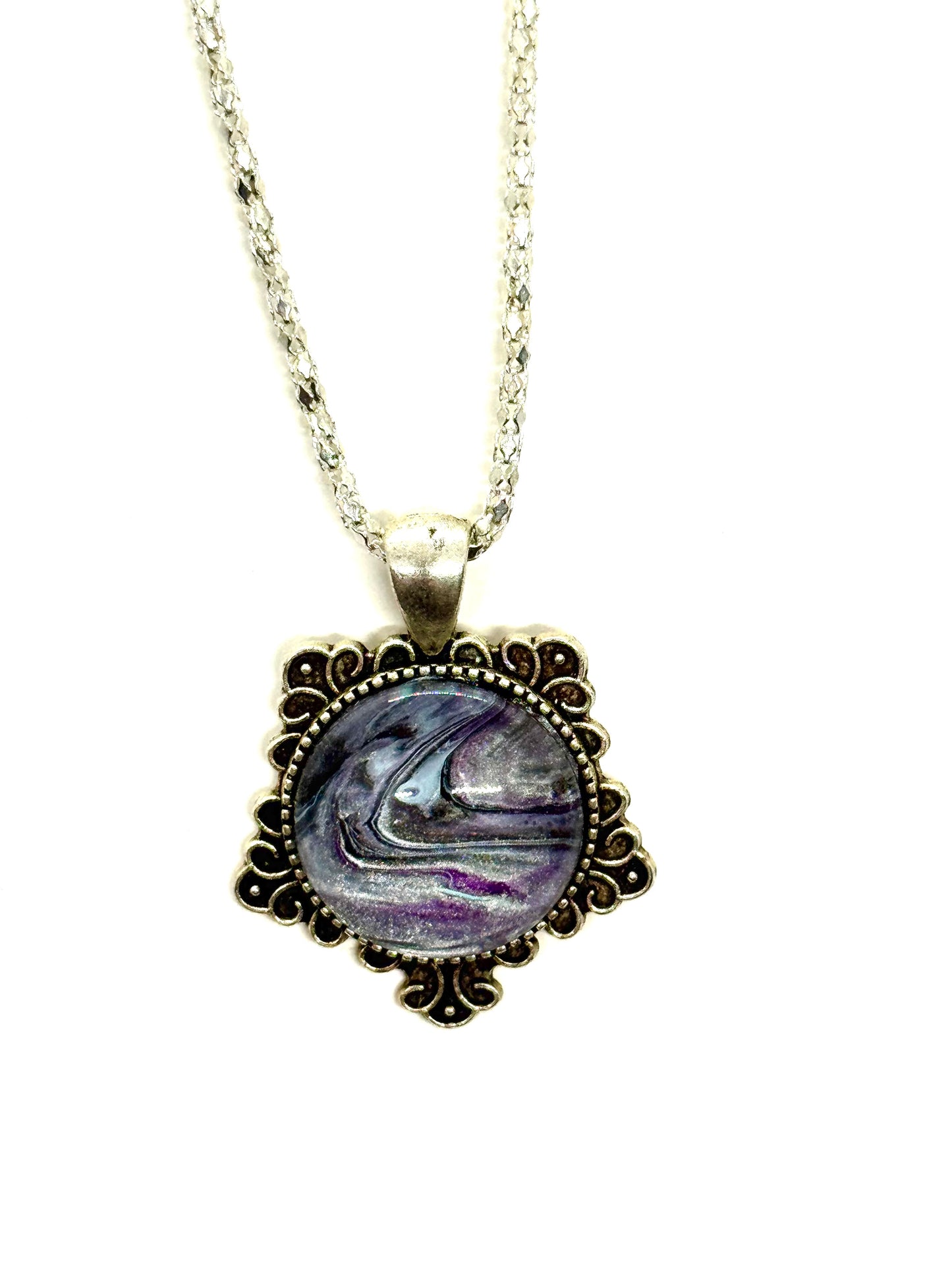 #37 Lunar Static Medallion Necklace