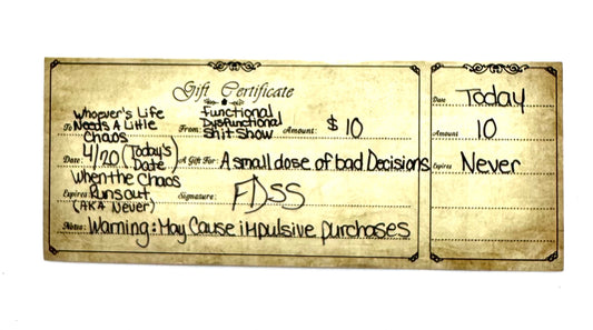 FDSS Gift Card – Give the Gift of Beautiful Chaos