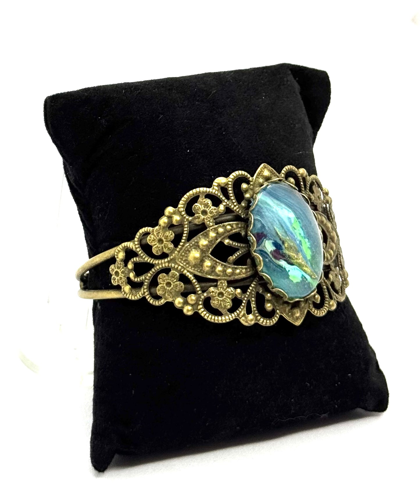 #3 “Ocean Mind Games Filigree Cuff – Calm Surface, Dangerous Depths”