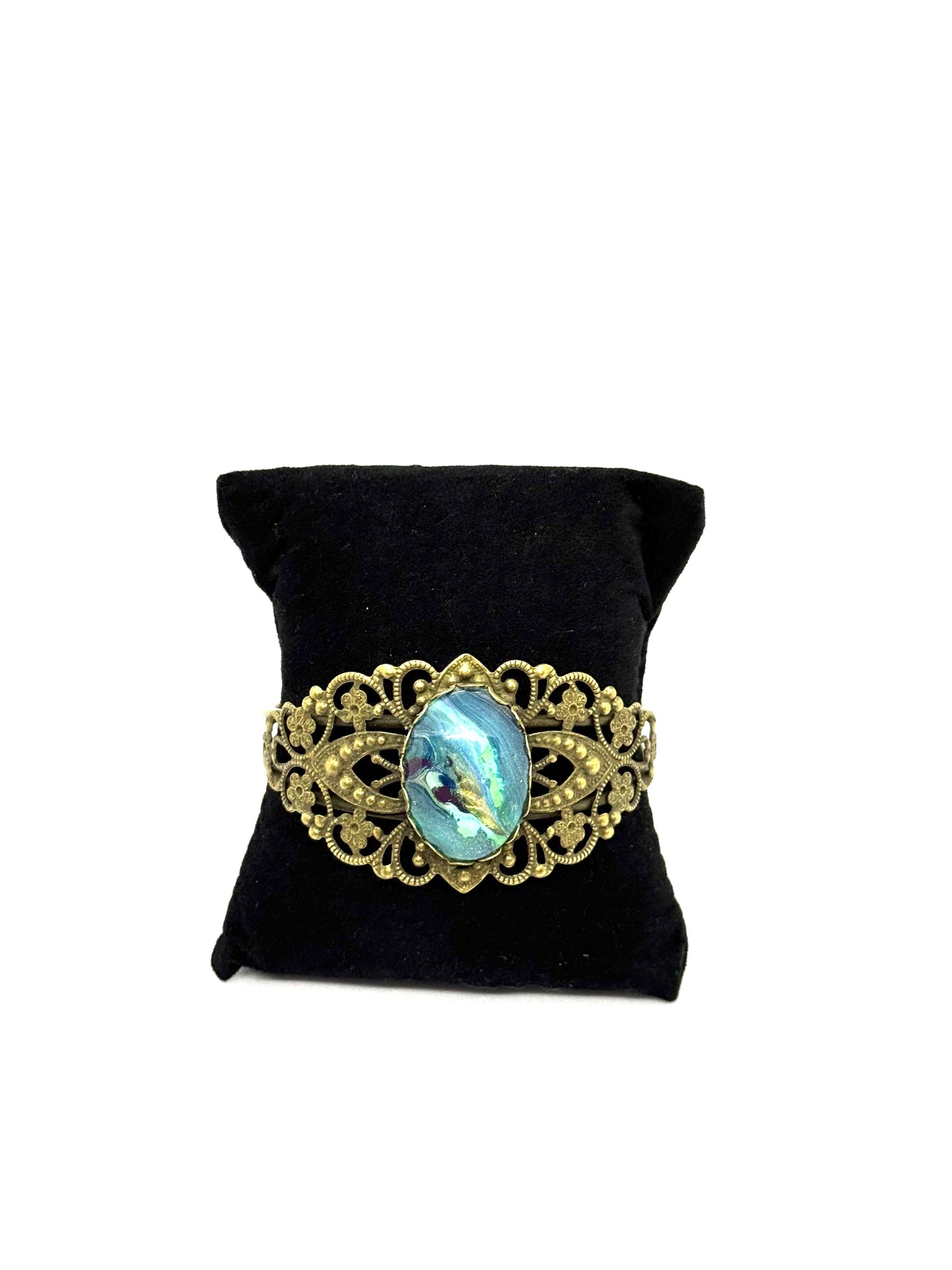 #3 “Ocean Mind Games Filigree Cuff – Calm Surface, Dangerous Depths”