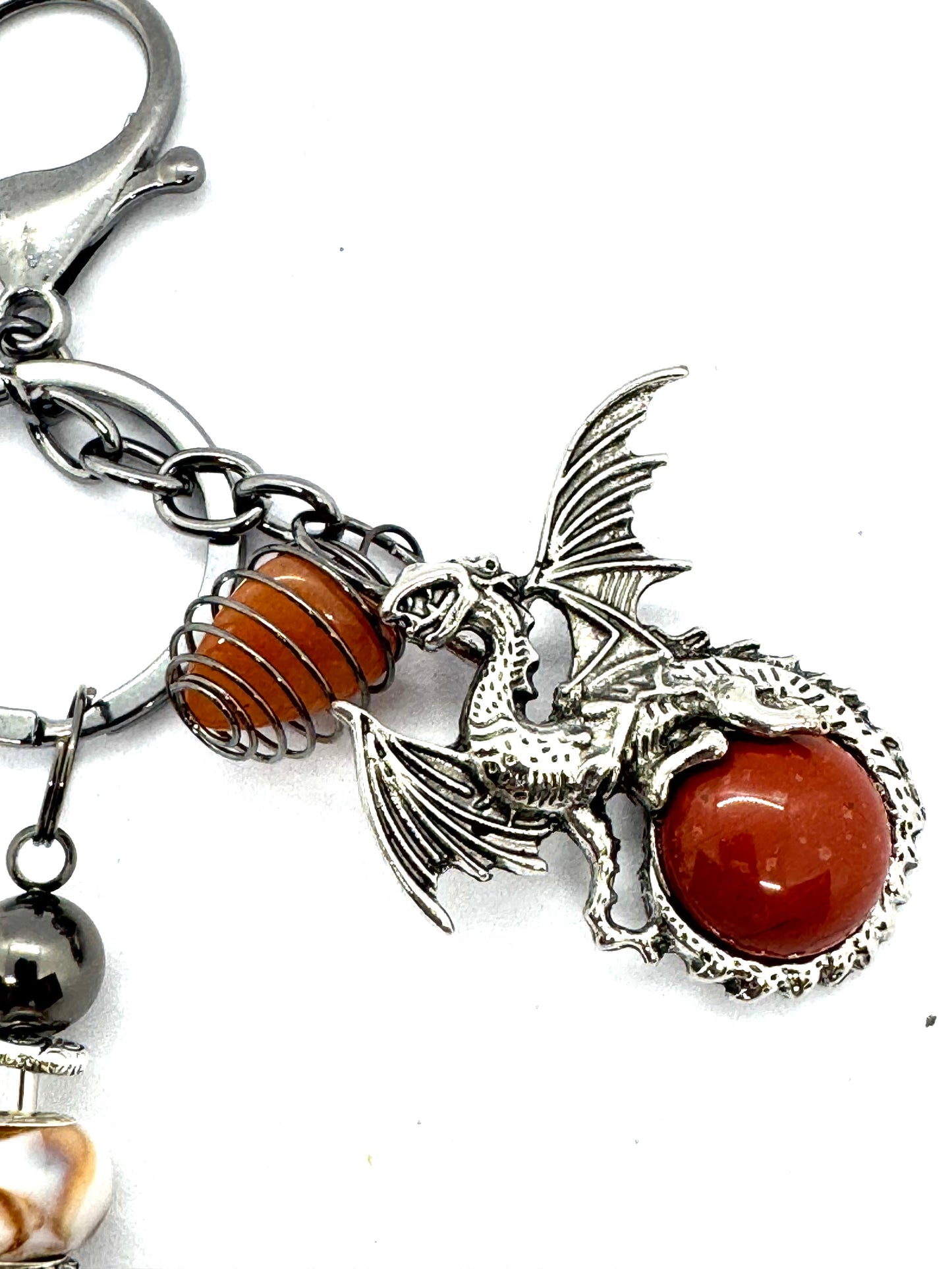 FDSS “Guardian of the Chaos Orb” Dragon Beaded Keychain