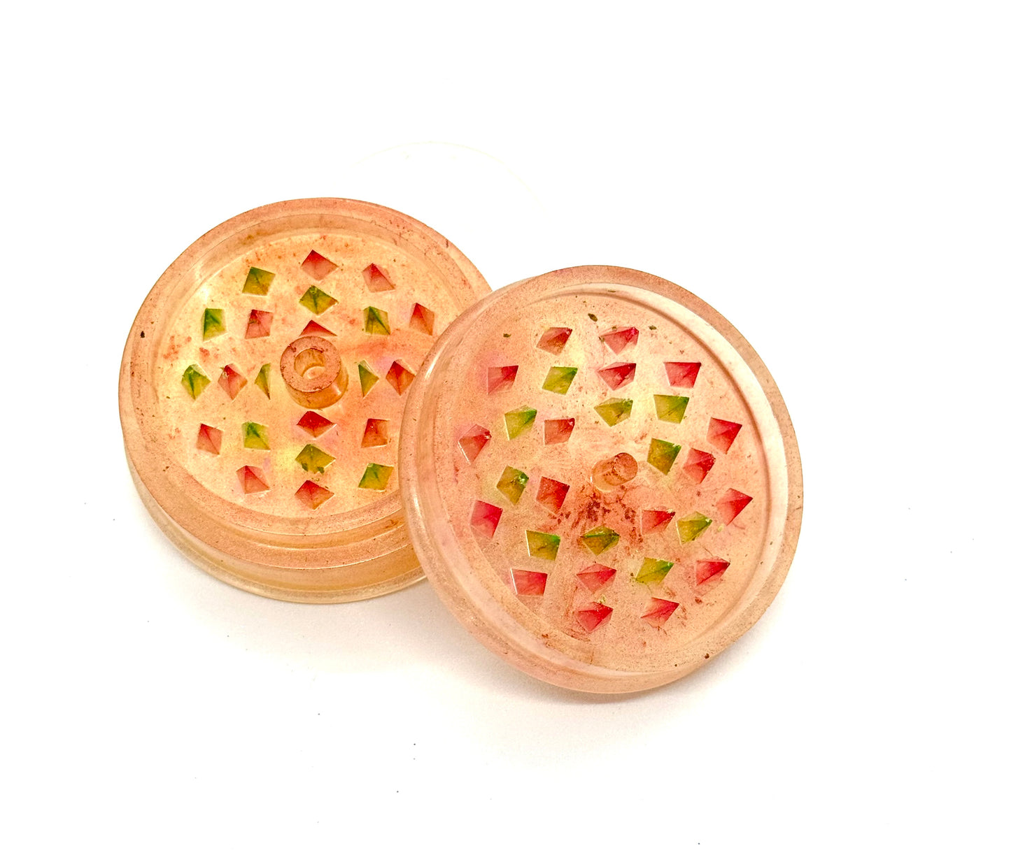 Strawberry Shortcake Chaos Grinder — Handmade Resin Herb Grinder