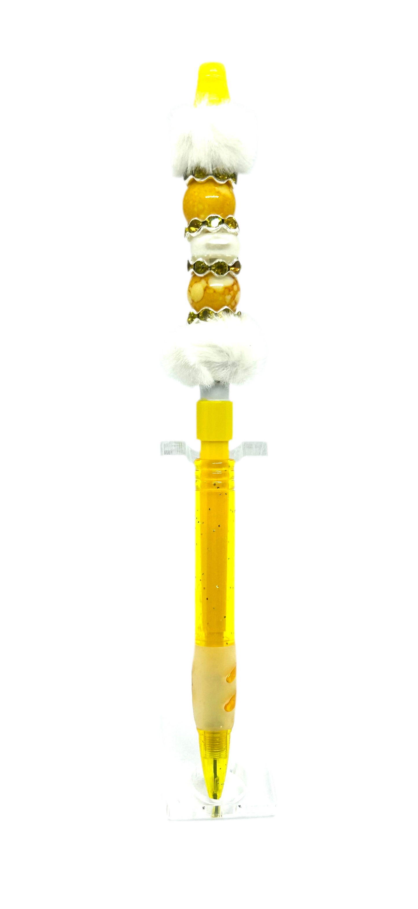 Yellow Beaded Pencil
