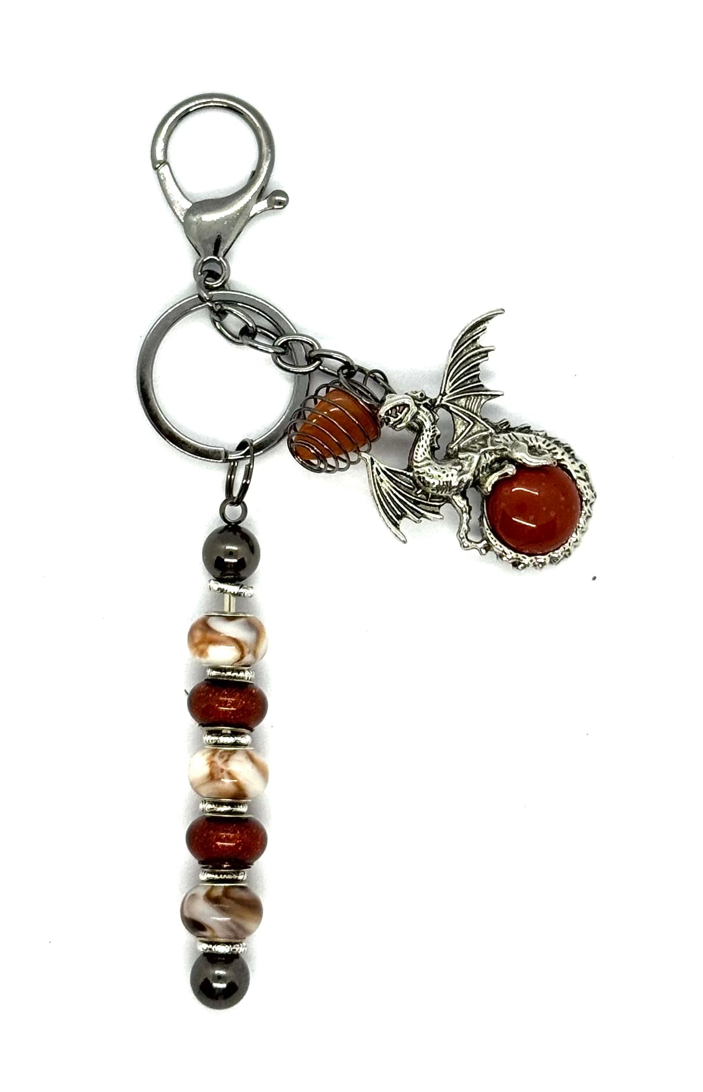 FDSS “Guardian of the Chaos Orb” Dragon Beaded Keychain