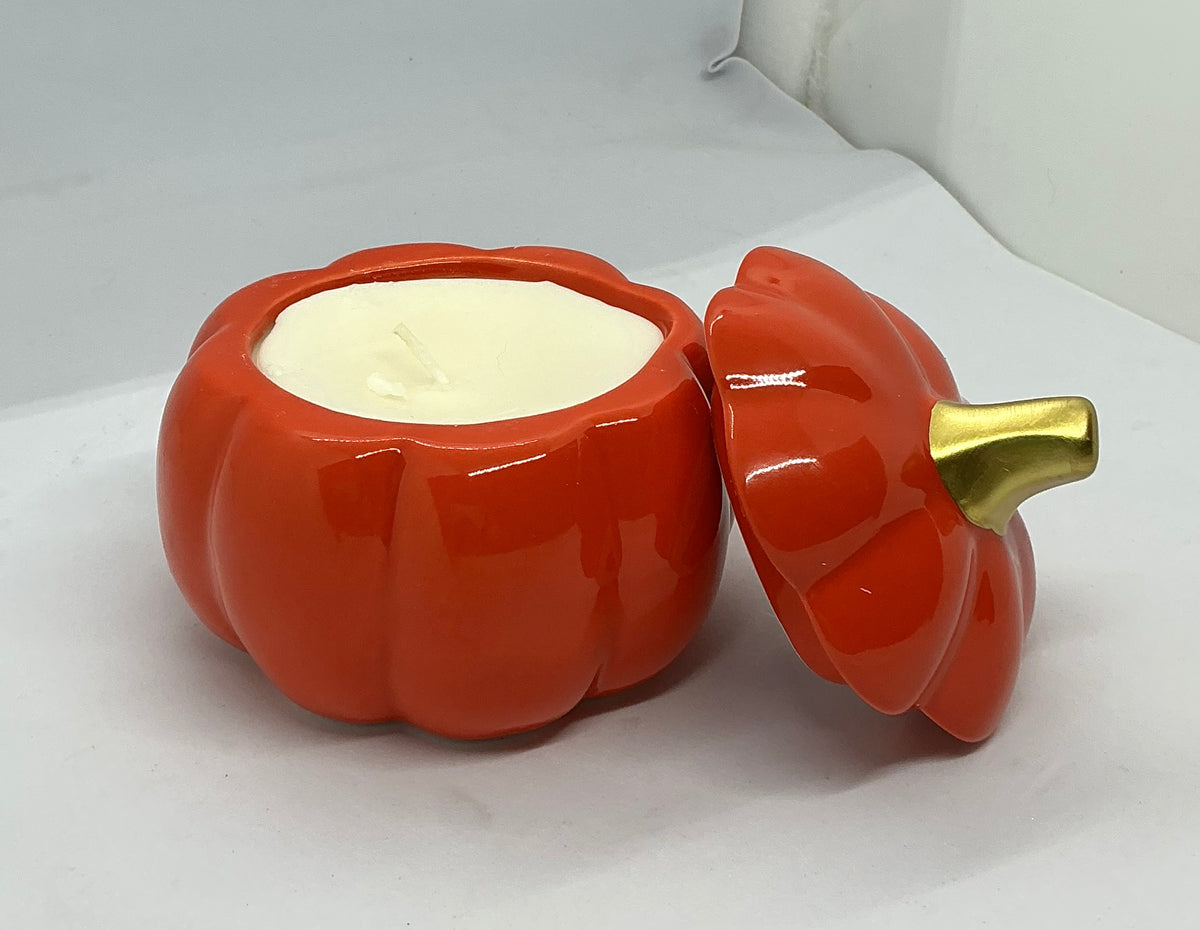 Pumpkin Pie Candle — Cute Gourd, Short Fuse