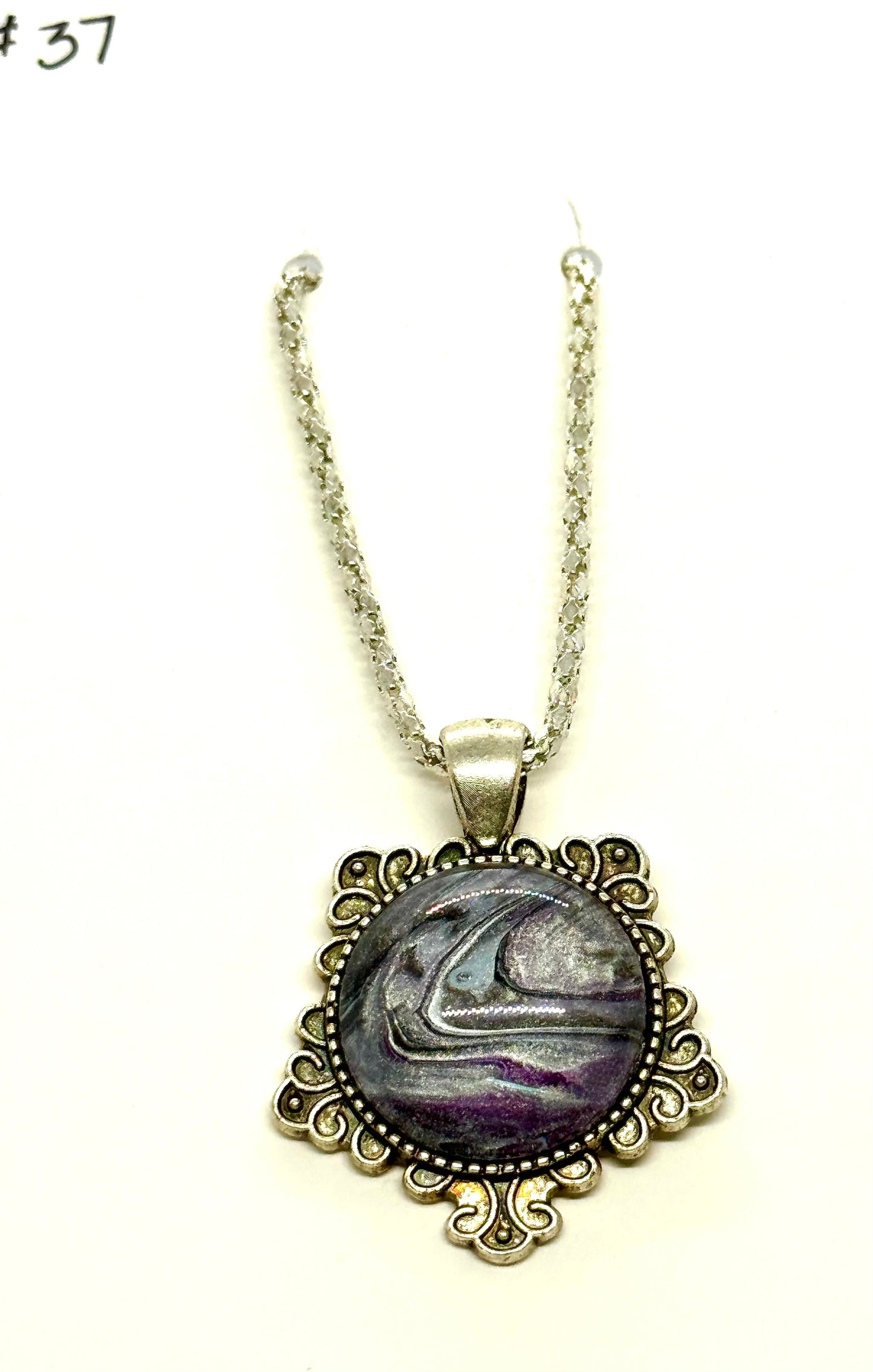 #37 Lunar Static Medallion Necklace