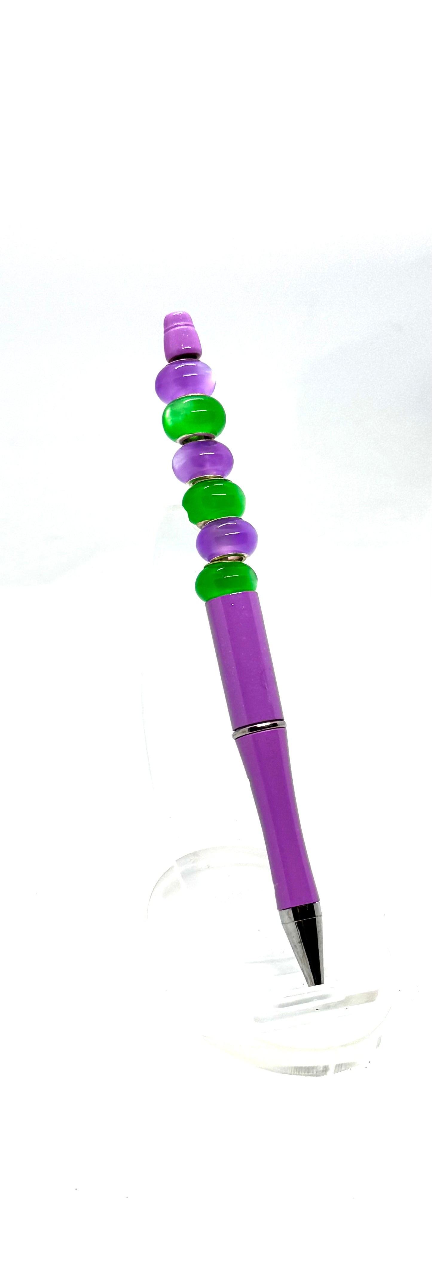 Purple & Green Pen