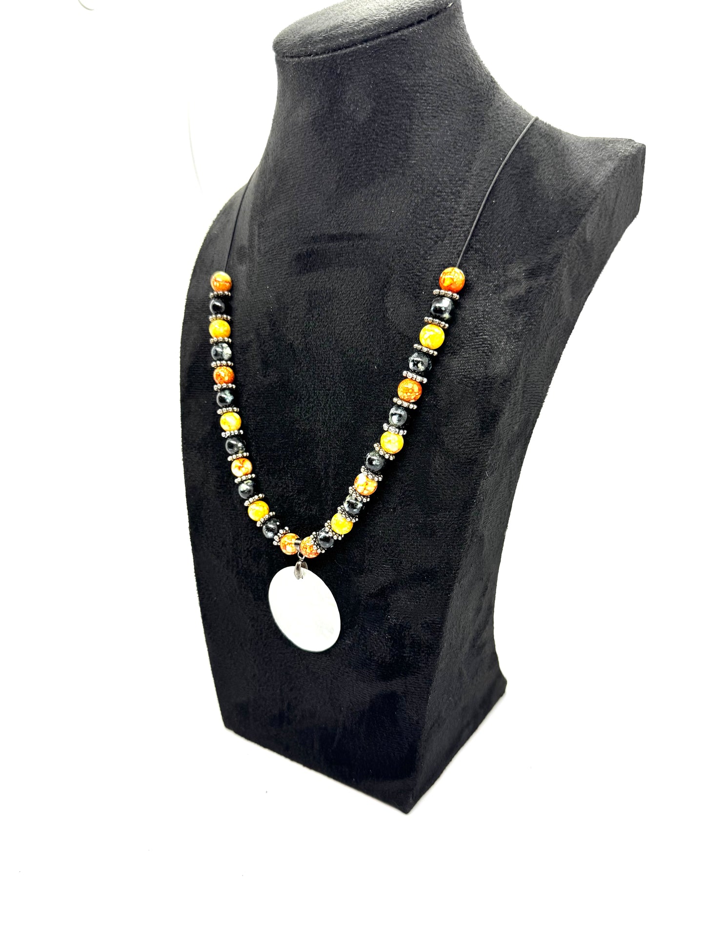 “Sunburnt & Unbothered Shell Statement Necklace”
