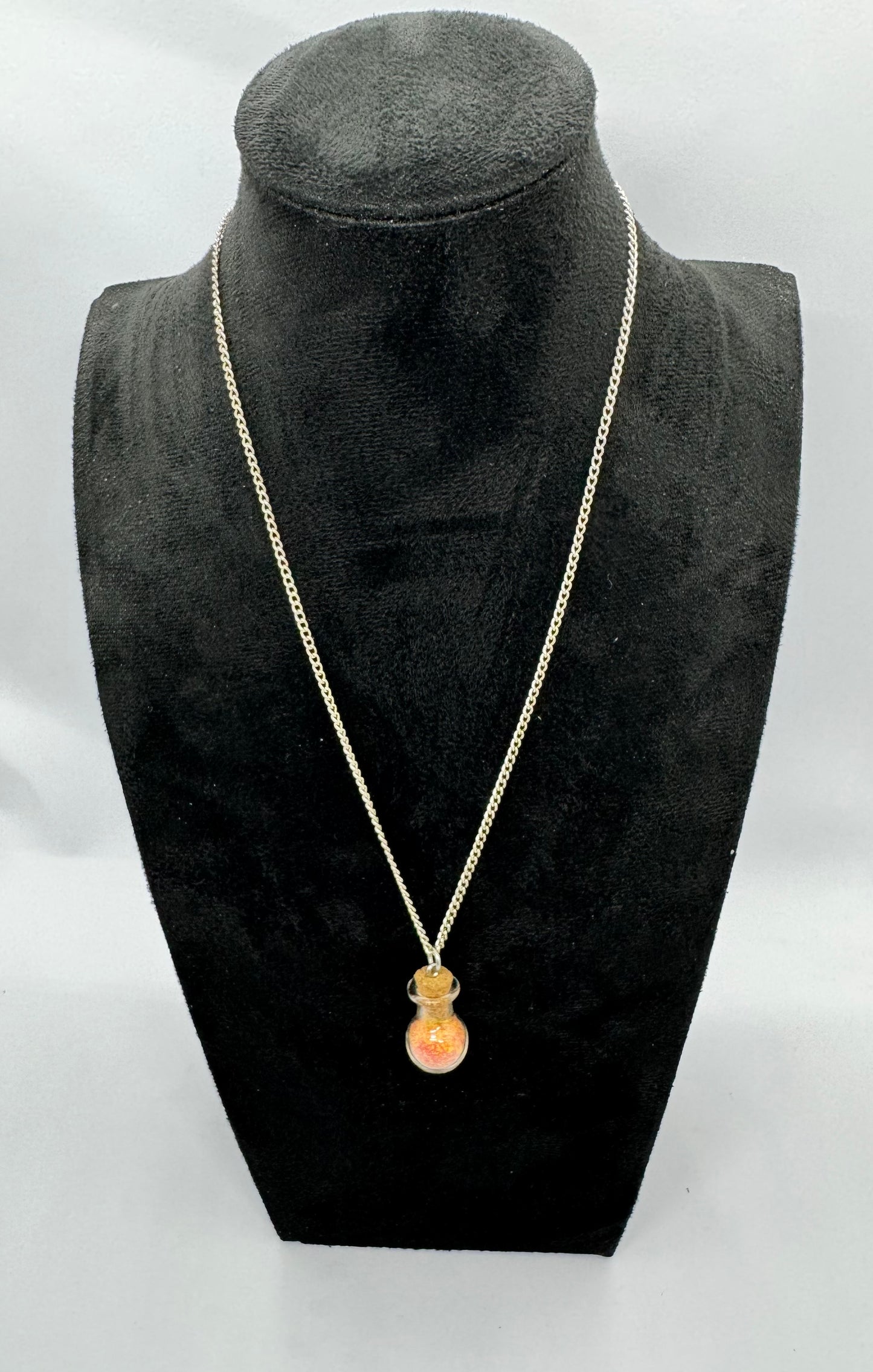#6G “Controlled Chaos Potion Bottle Necklace – Looks Calm, Starts Fires”