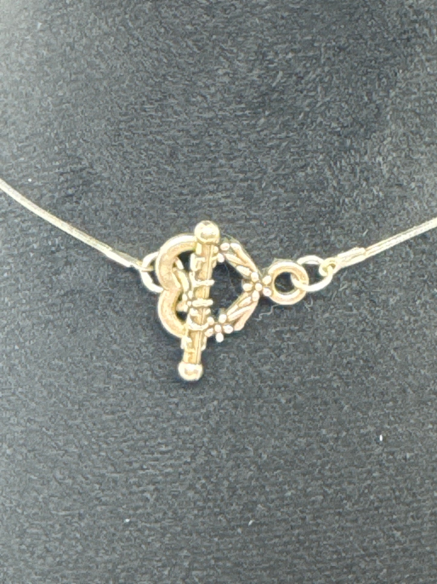 Purple Paint Pour Necklace