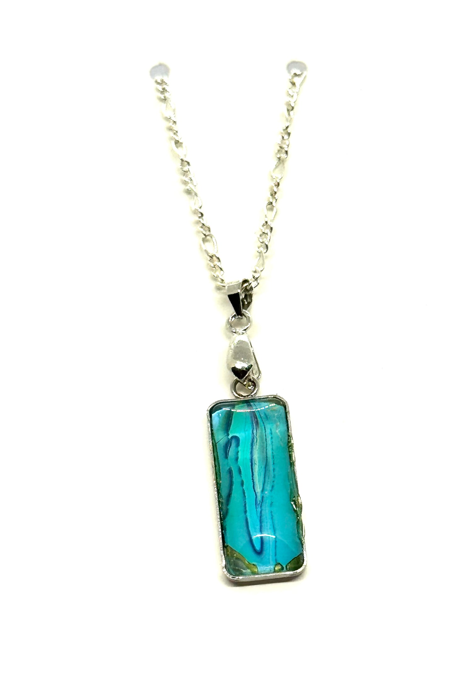 #35 Electric Calm Bar Necklace