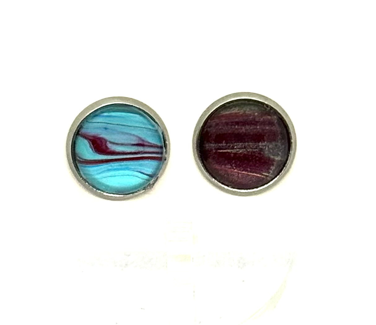 Houston… We Found Your Earrings | Handmade Cosmic Swirl Stud Earrings