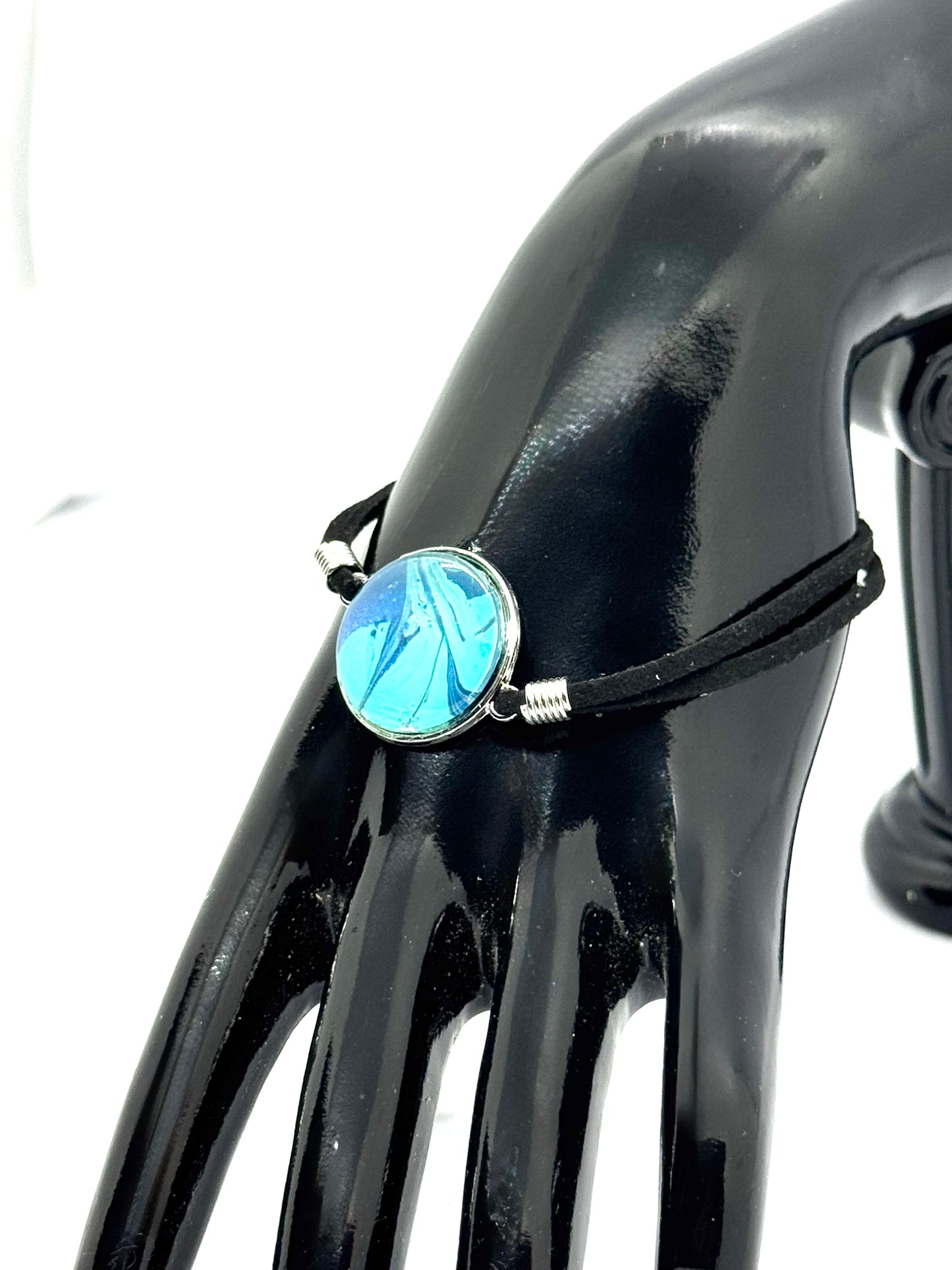 Mentally on Island Time Leather Bracelet