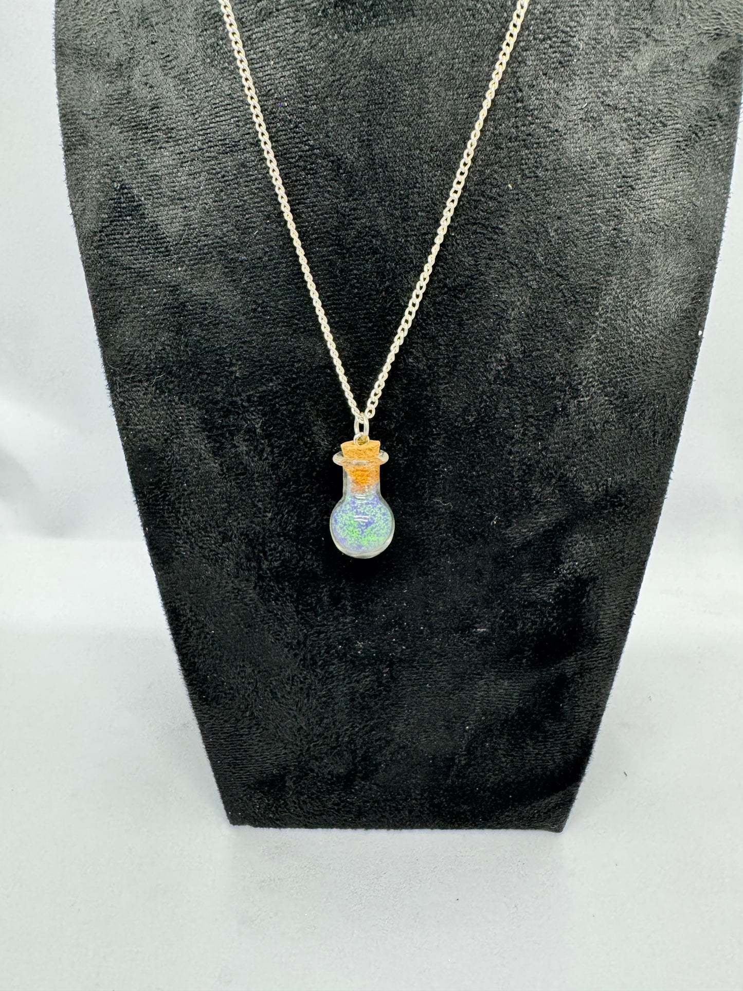 #2G “Looks Innocent Potion Bottle Necklace – Shimmering ‘Don’t Trust Me’ Energy”