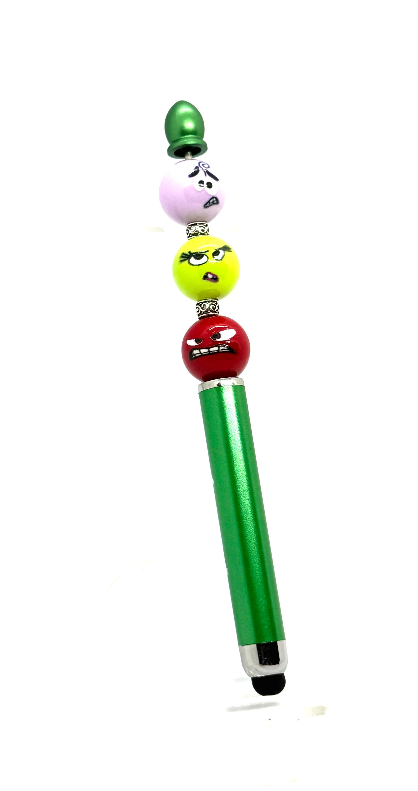 My Emotions Have Their Own Staff Meeting | Handmade Mood Swing Beaded Stylus Pen
