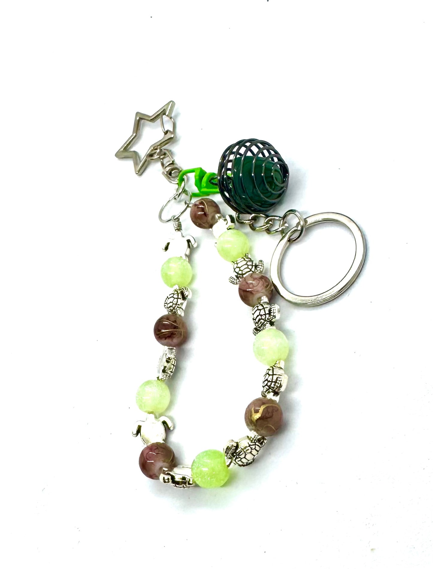 The Turtle Whisperer | Handmade Sea Turtle Wristlet Keychain