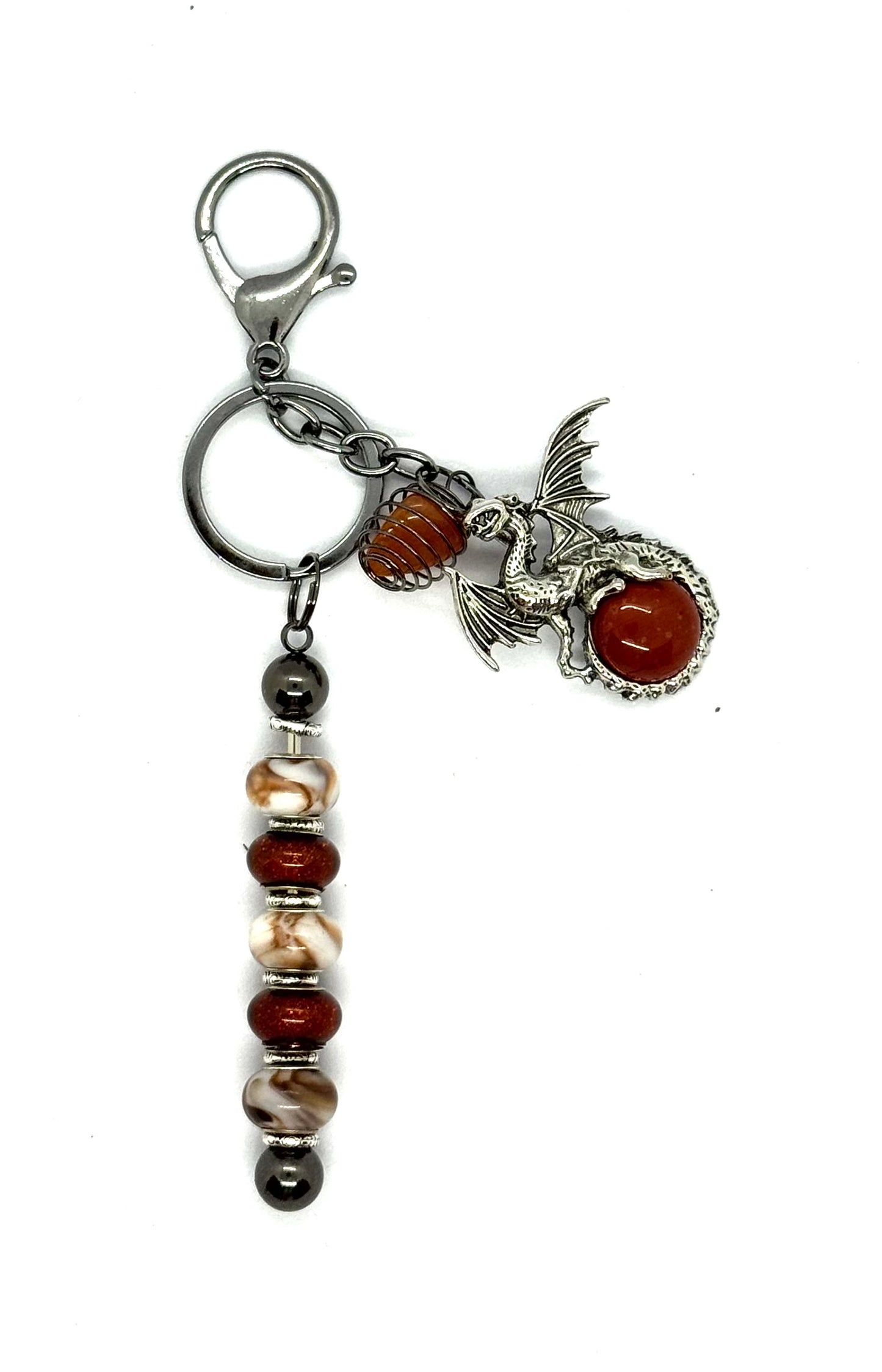 FDSS “Guardian of the Chaos Orb” Dragon Beaded Keychain