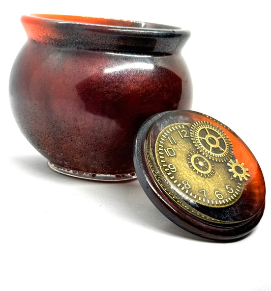 Steampunk Timekeeper Jar (Because Time Means Nothing Anyway) ⏳⚙️