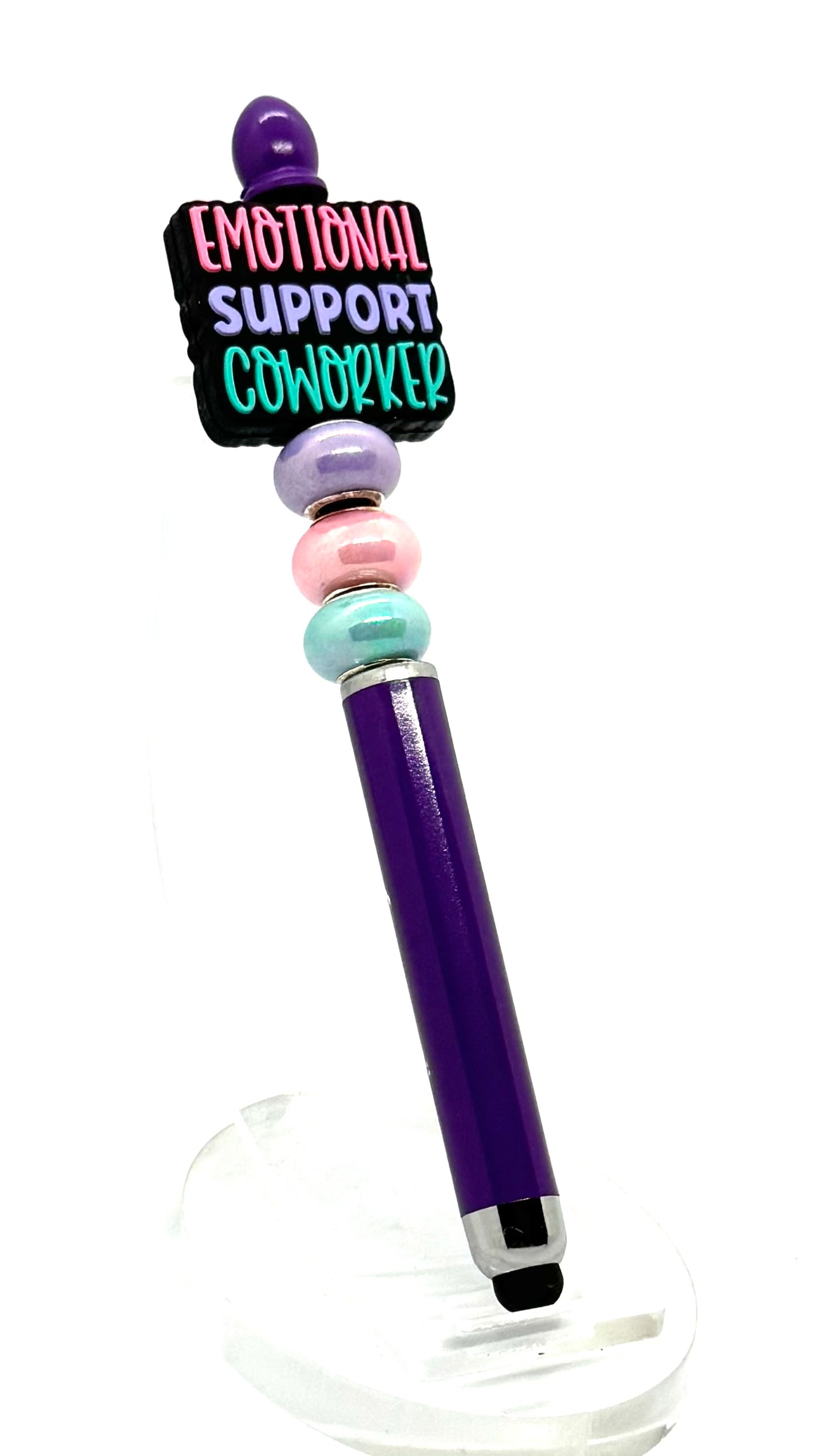 Office Therapist… Without the License | Handmade Emotional Support Coworker Stylus Pen