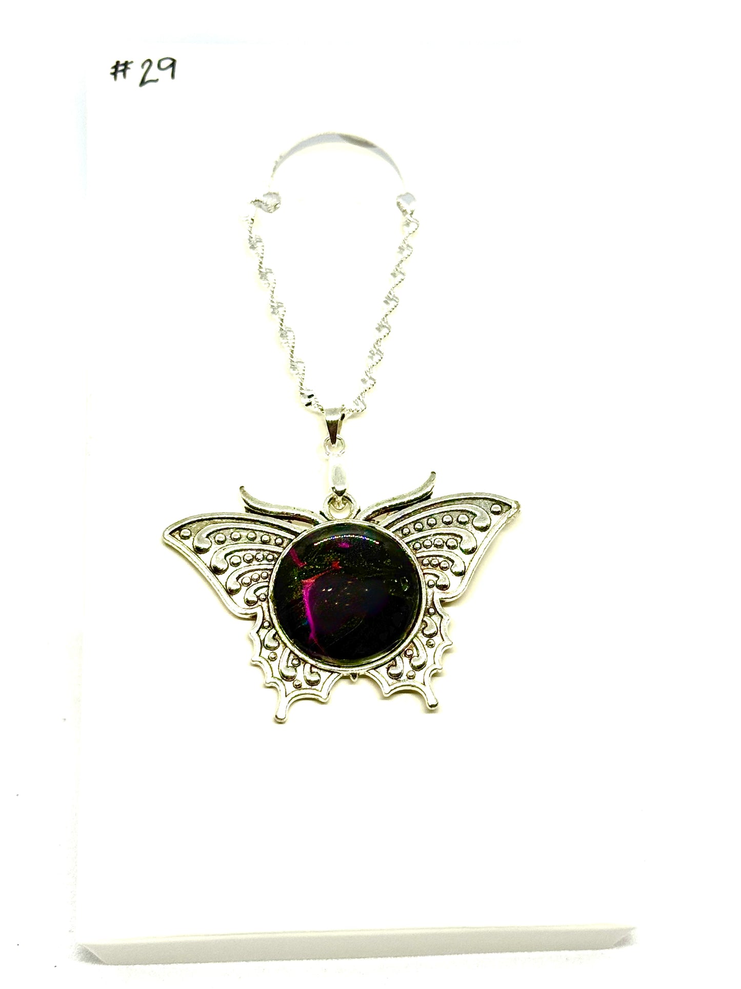 #29 Tectonic Mood Swing – Dark Winged Chaos Pendant Necklace | One-of-a-Kind FDSS Statement Jewelry