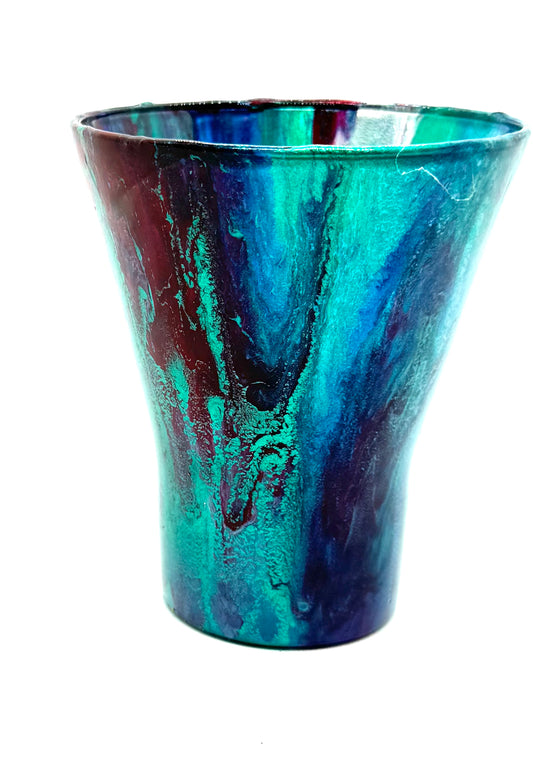 Deep Tide Resin Drinking Glass