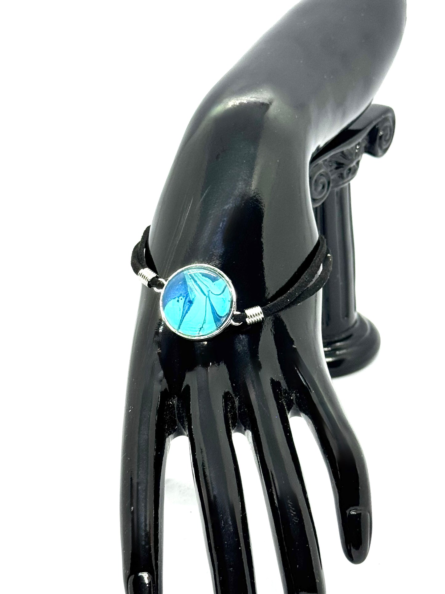 Mentally on Island Time Leather Bracelet